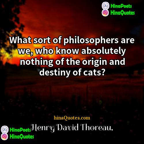 Henry David Thoreau Quotes | What sort of philosophers are we, who